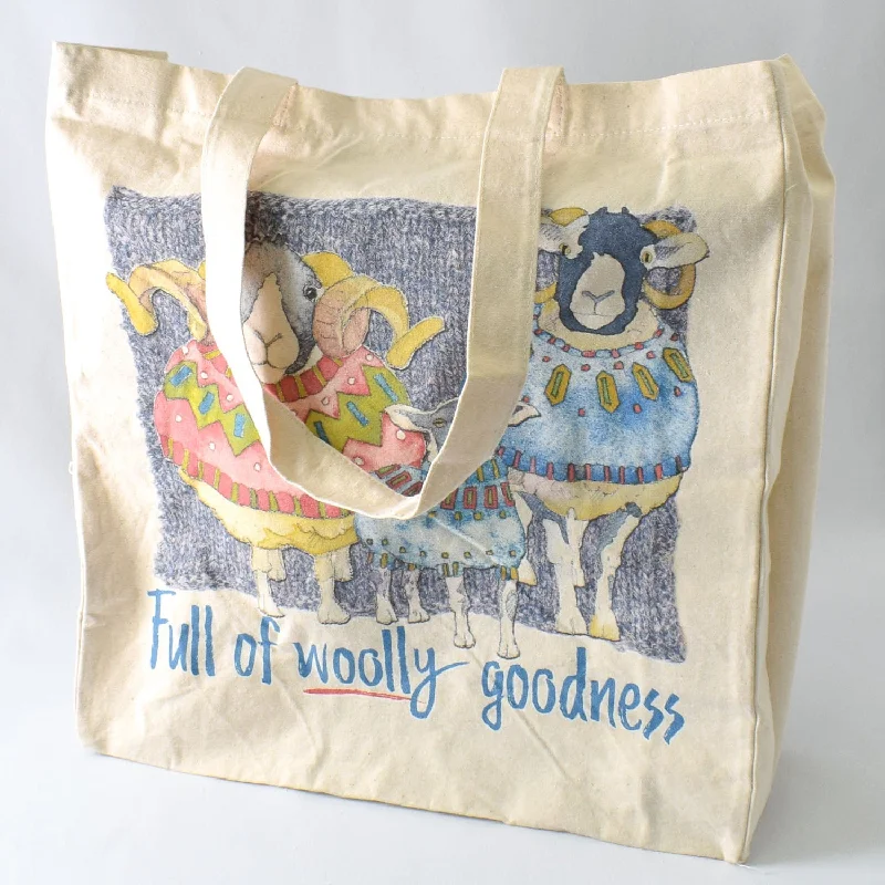 Emma Ball Full of Woolly Goodness Cotton Canvas Bag