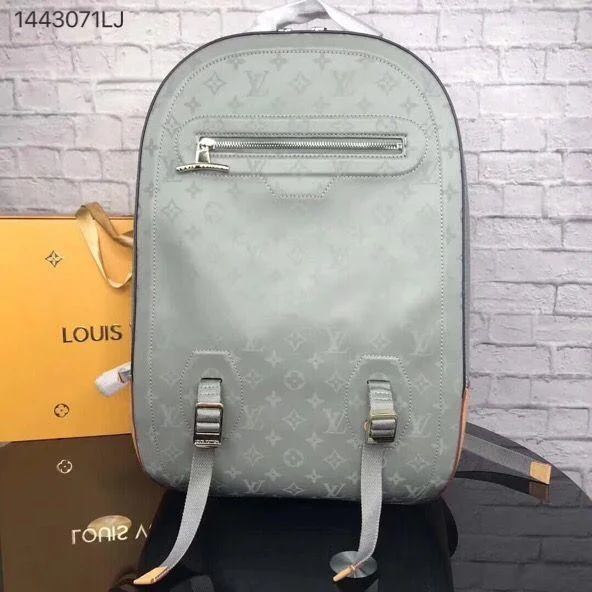 Louis Vuitton Backpack GM Monogram Titanium