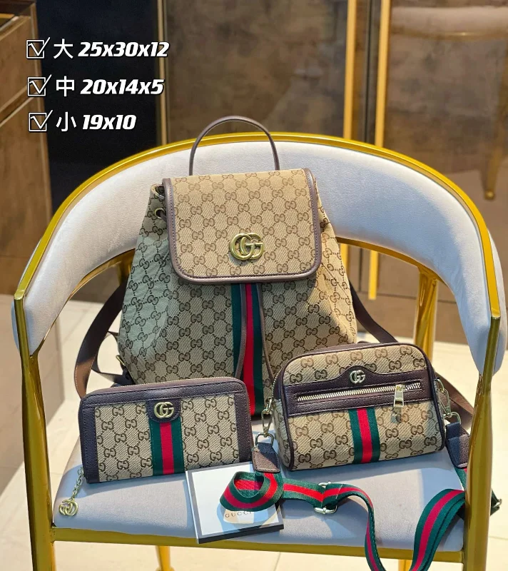 Gucci Handbag Backpack Sets