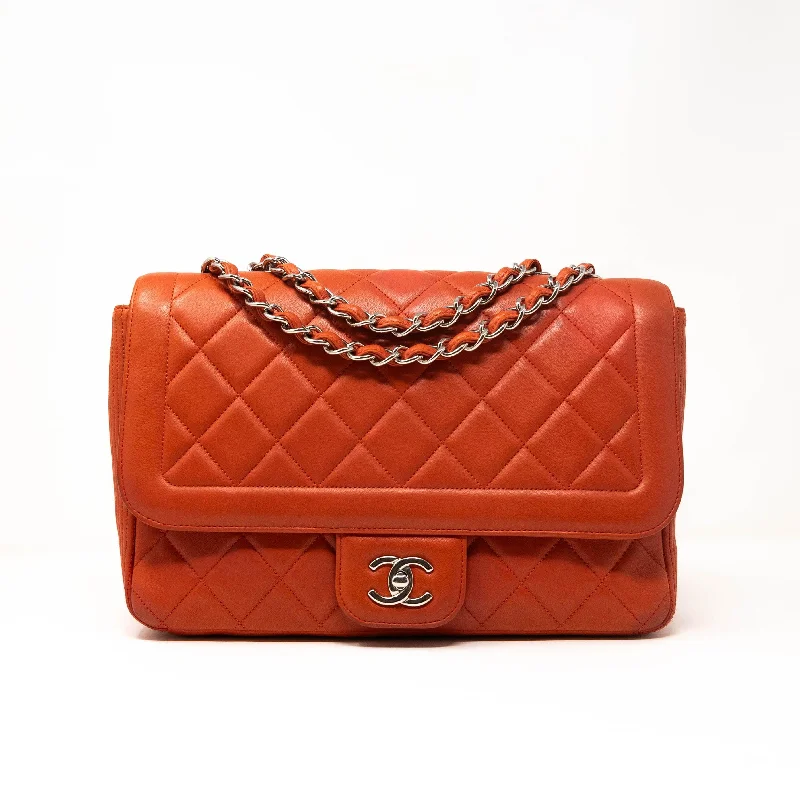 Chanel Red Large Coco Rider Flap