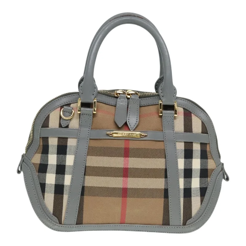 Burberry Nova Check  Canvas Handbag (Pre-Owned)