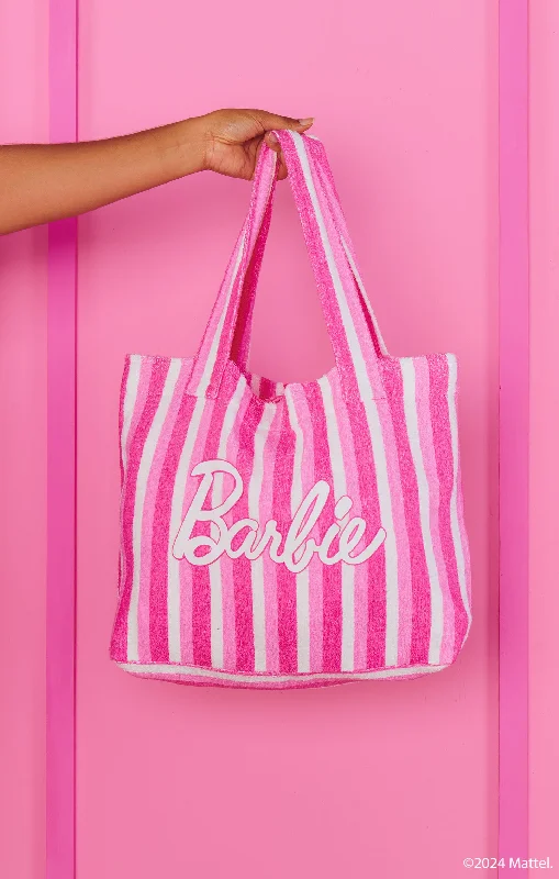 Barbie™ Tote ~ DreamHouse™ Stripe Terry