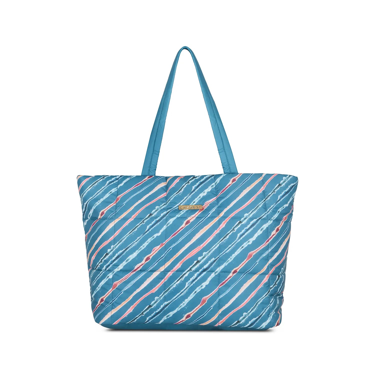 Caprese Pepper Tote Large Cyan