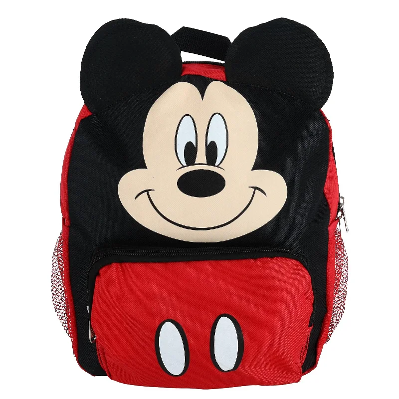 Disney Kids' 12-inch Big Face Mickey Mouse Backpack