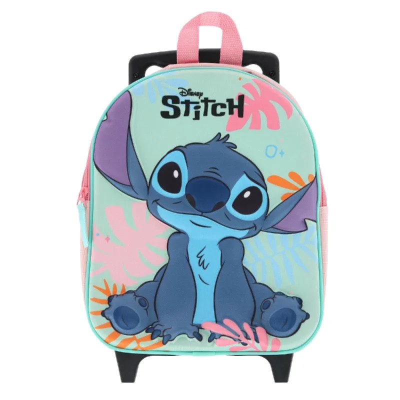 Textiel Trade Girl's Disney Lilo & Stitch Rolling 3D Backpack