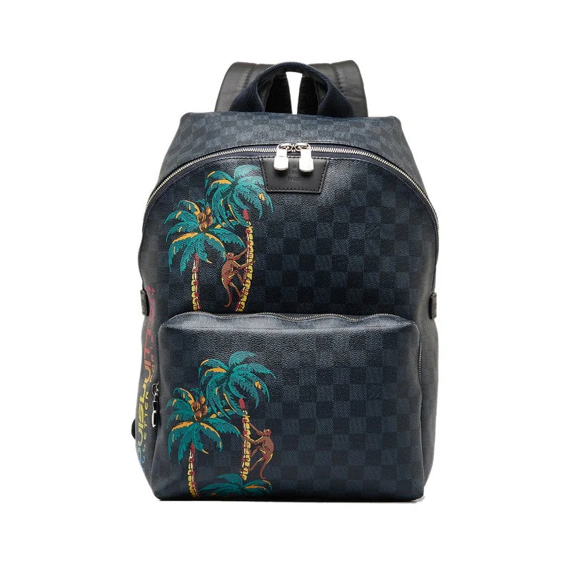 Louis Vuitton Cobalt Apollo Backpack N50003 Blue Multicolor PVC Leather Men LOUIS VUITTON