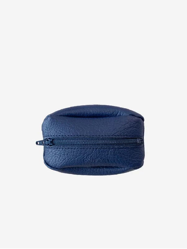 Crocus Vegan Apple Leather Purse | Navy