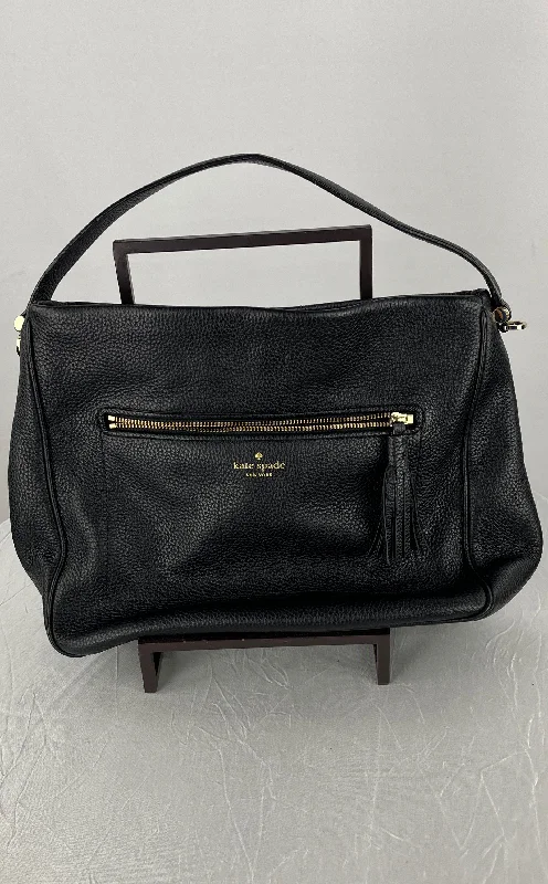 Kate Spade NY Chester Street Dessi Black Pebble Leather Shoulder Bag