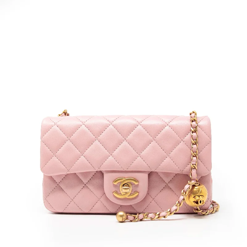 Chanel Pink Mini Pearl Crush Flap