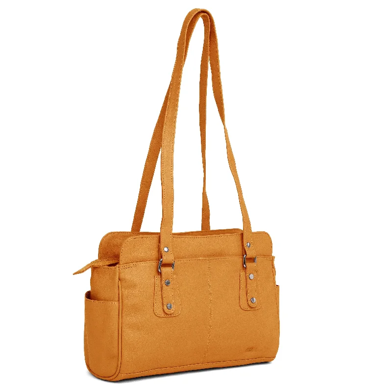 WildHorn® Upper Grain Genuine Leather Shoulder Bag for Girls & Women.