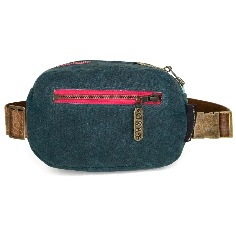 Jane: Deep Teal Waxed Canvas