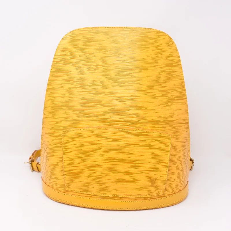 Gobelines Backpack Yellow Epi Leather