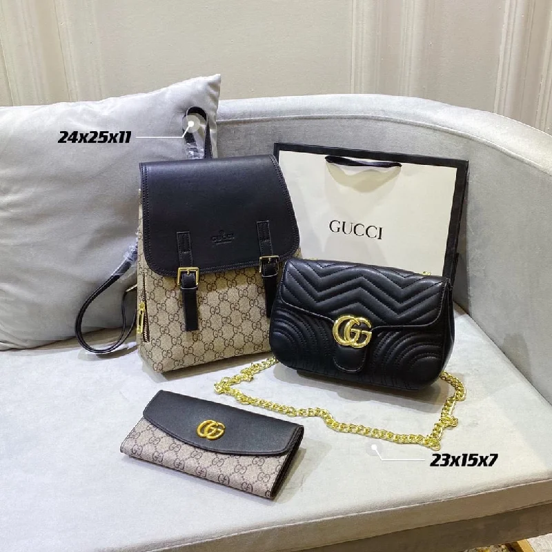 Gucci Handbag Backpack Sets