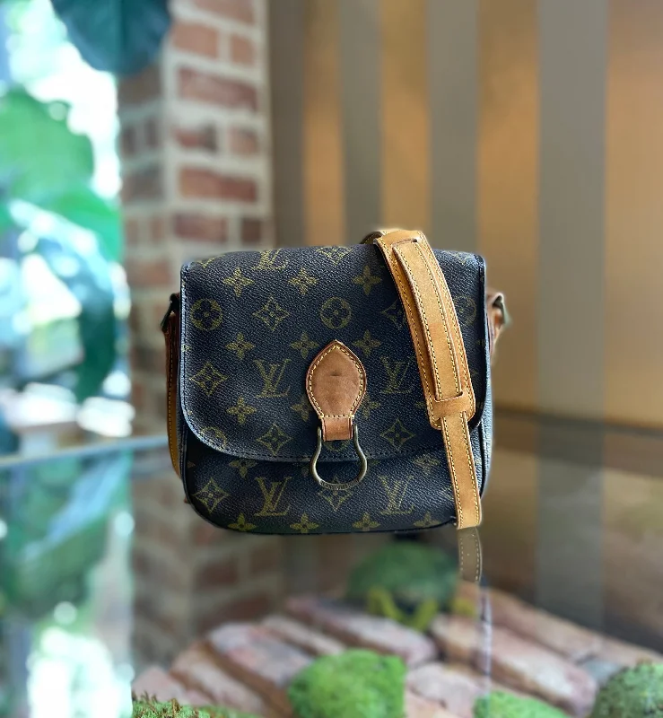 LOUIS VUITTON Brown Monogram Canvas Saint Cloud PM Bag