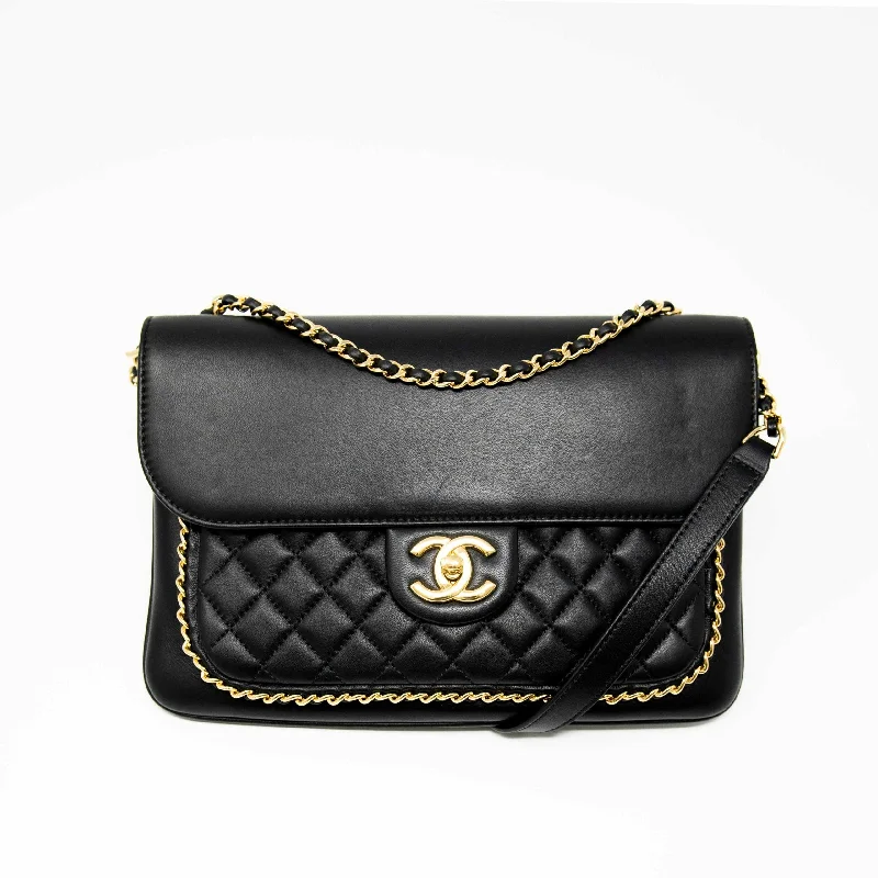 Chanel Black Unchained Flap