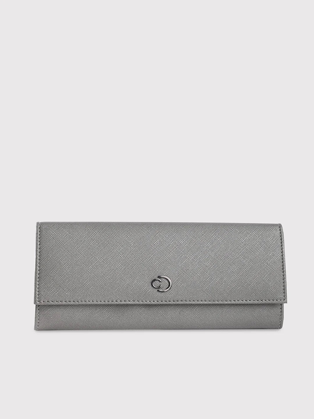 Caprese Mia Wallet Medium Flap Wallet Gunmetal