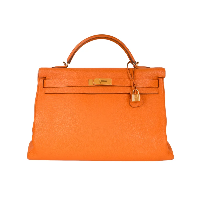 Hermès Kelly 40 - Orange Togo