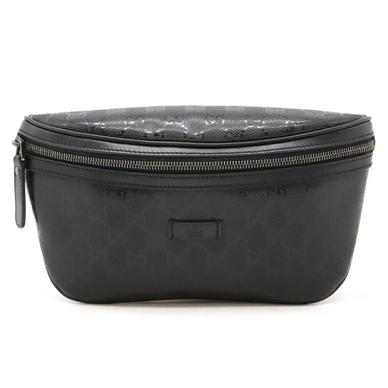 Gucci  Coated Canvas Leather Fanny Pack Pouch (Pre-Owned)