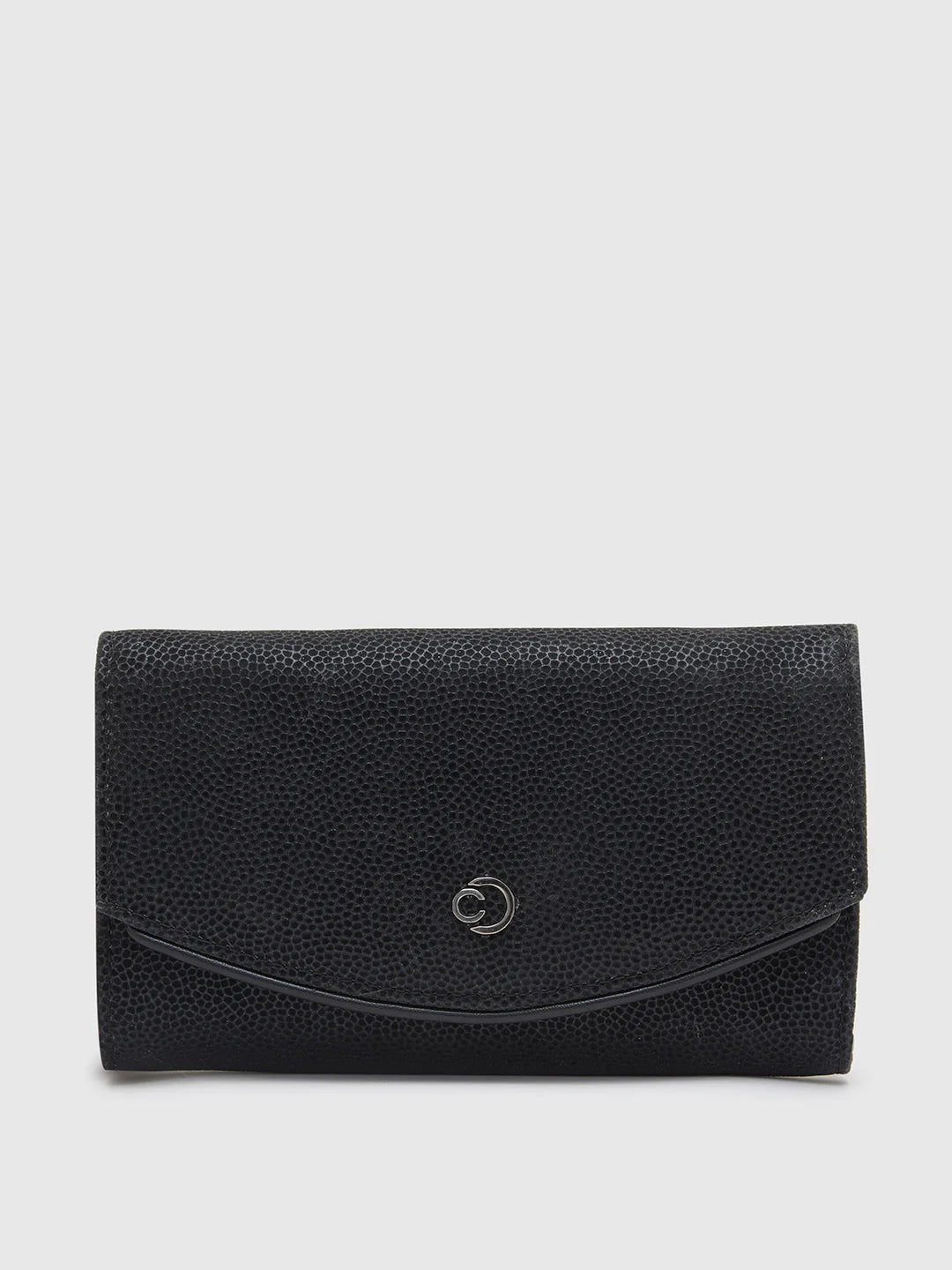 Caprese Gretchen Flapover Clutch Medium Black