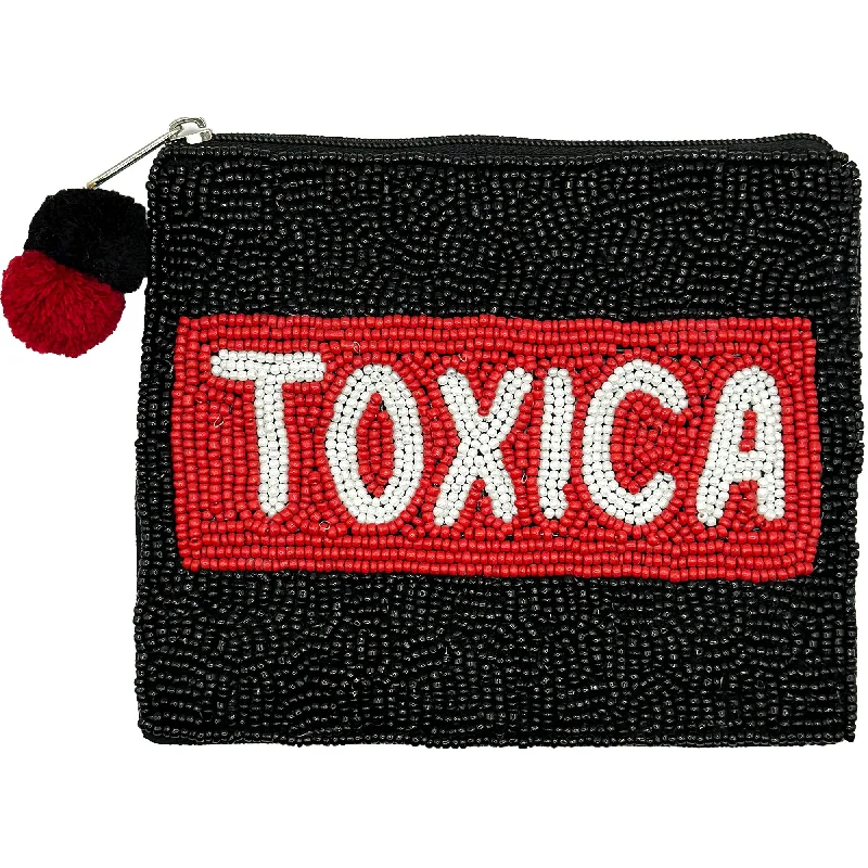 Toxica Beaded Coin Purse