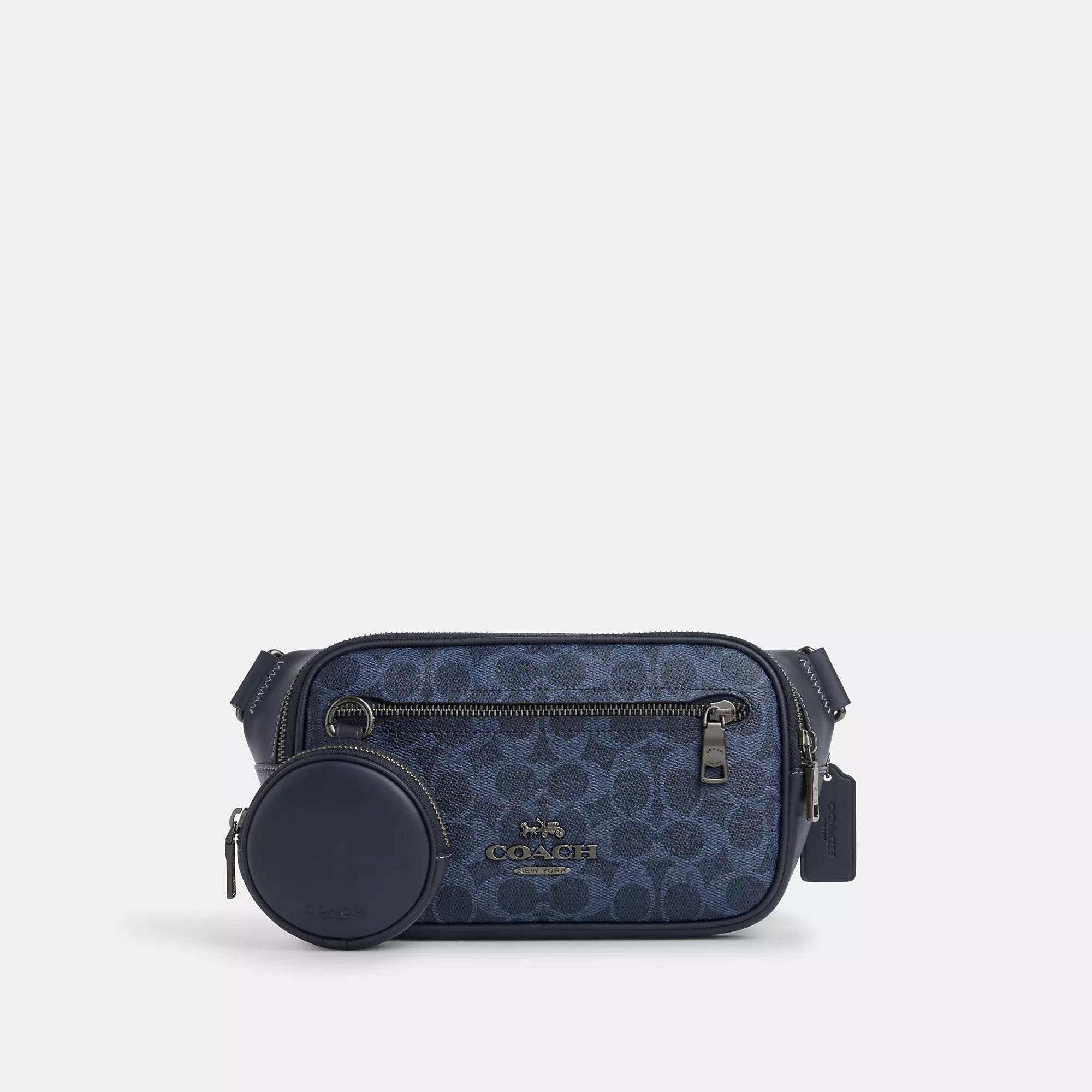 Coach Outlet Elias Belt Bag In Signature Canvas