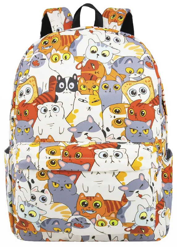 Cute Cat Trendy Waterproof Backpack