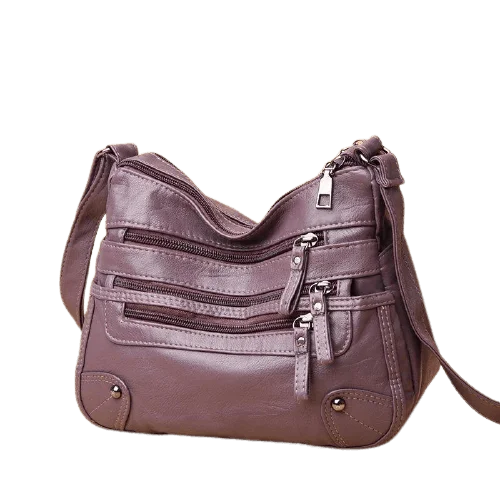 Leather Shoulder Bags Multi-Layer