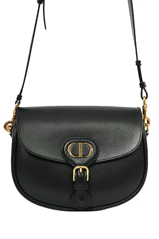 Christian Dior 2020 Black Leather Medium 'Bobby' Crossbody Bag