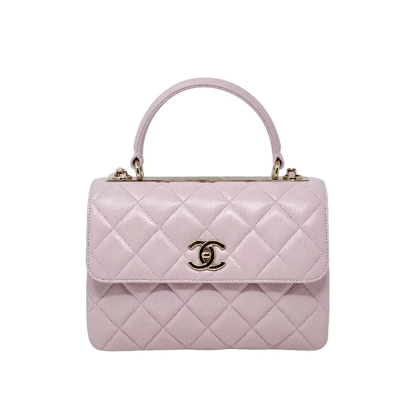 Chanel 21P Pink Medium Trendy Flap