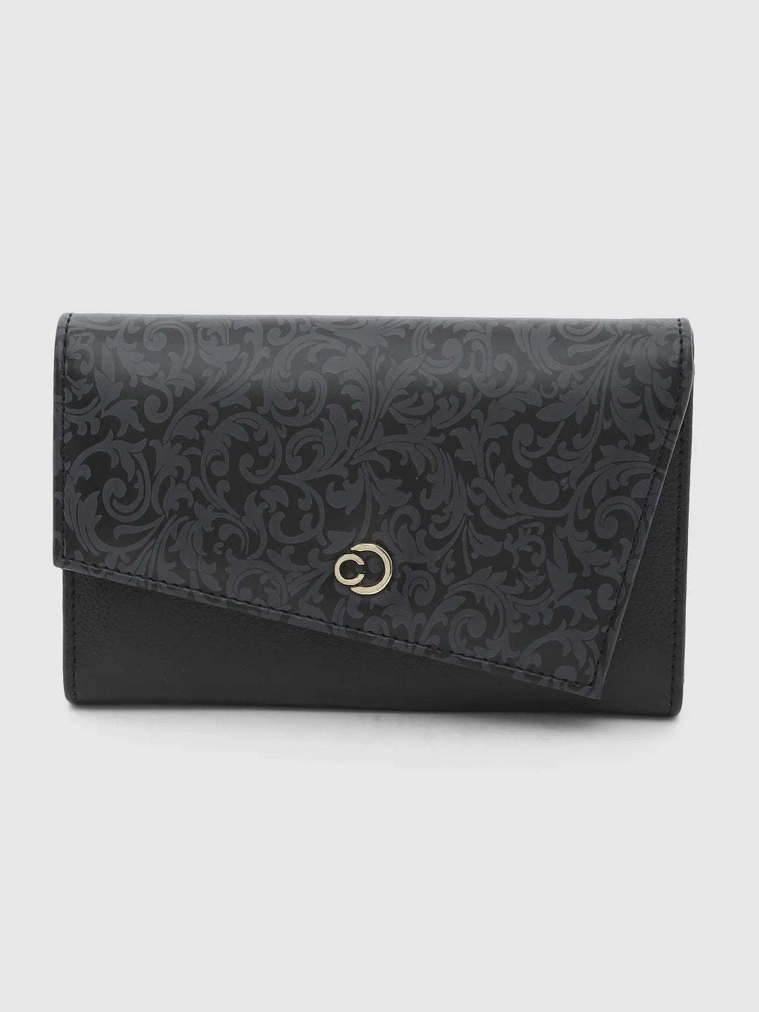 Caprese Helene Flapover Wallet Large Black