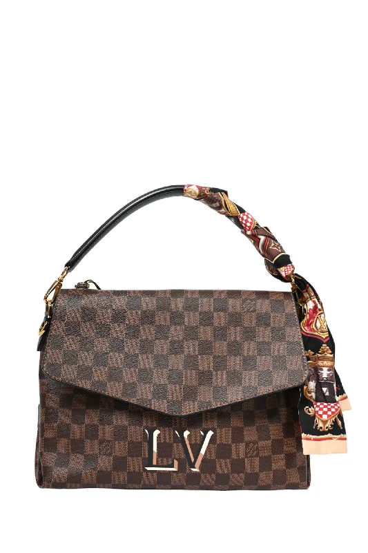 Louis Vuitton 2019 Damier Ebene Beauborg Top Handle with Twilly