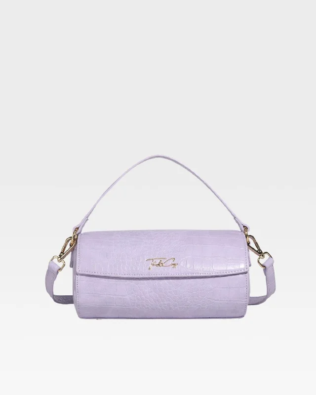 Barrel Purse in Lavender Purple