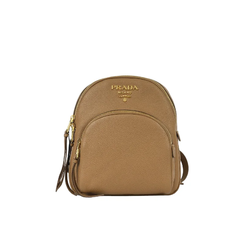 Prada Prada -  Vitello Dano Zip Backpack