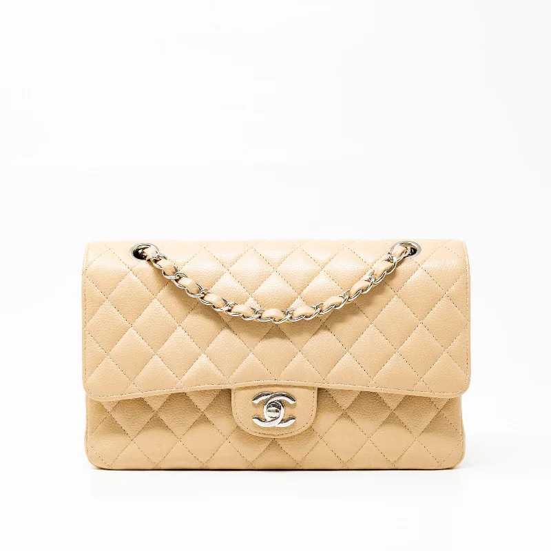 Chanel Beige Medium Classic Flap