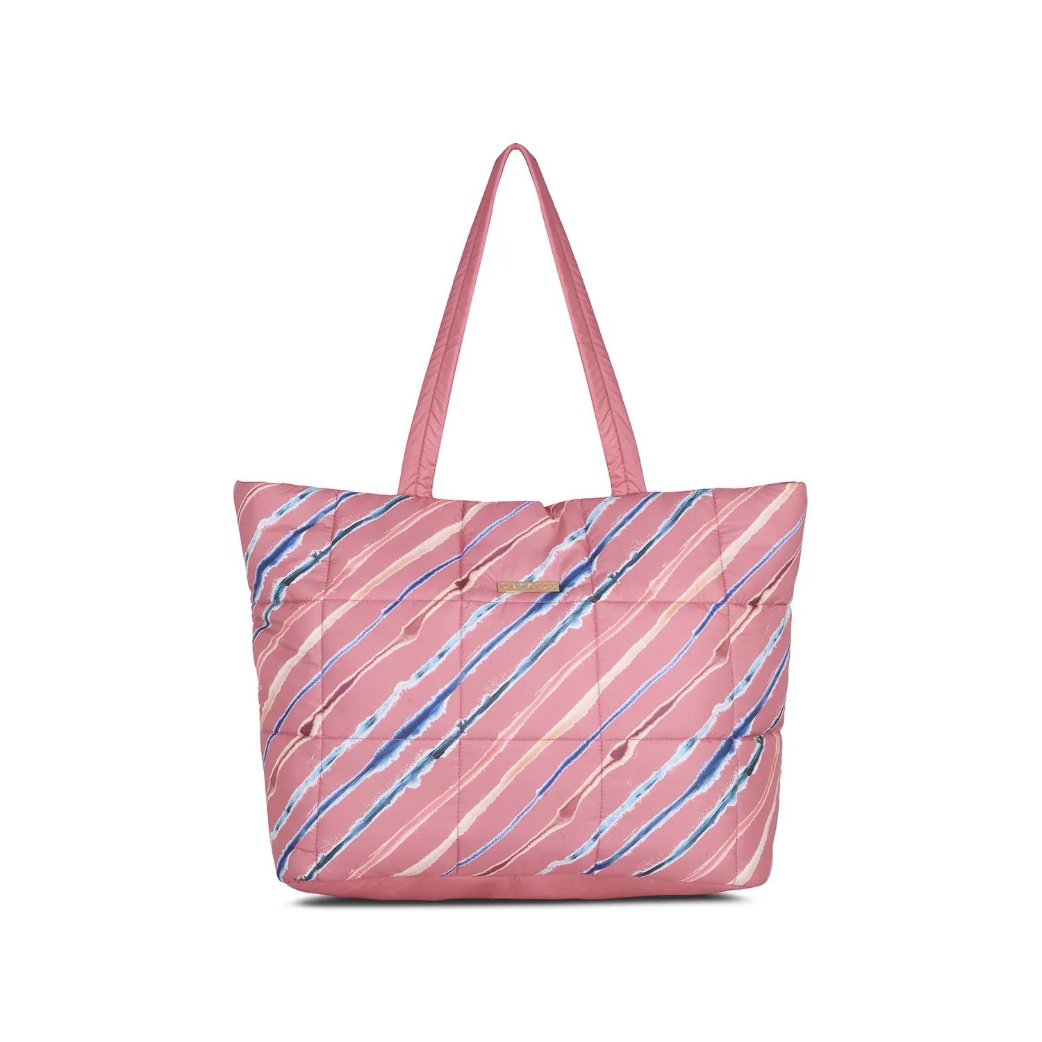 Caprese Pepper Tote Large Coral