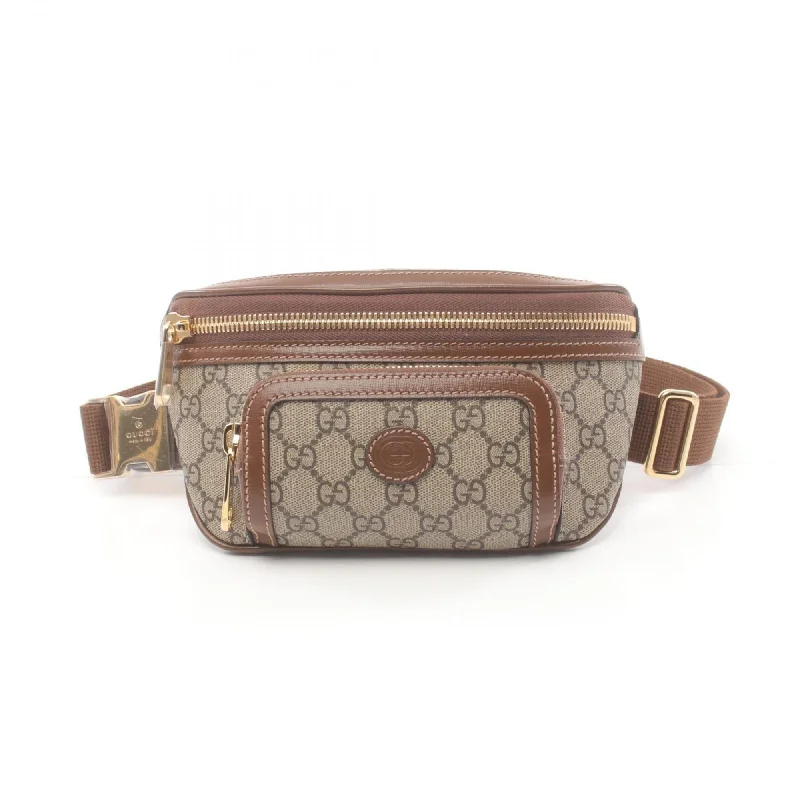 Gucci   Coated Canvas Leather Fanny Pack (Pre-Owned)