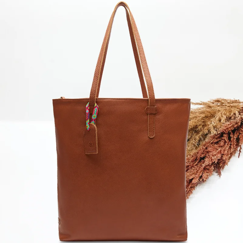 Consuela | Brandy Market Tote Bag