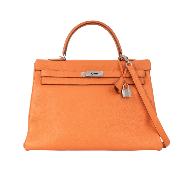 Hermès Kelly 35 - Orange Clemence