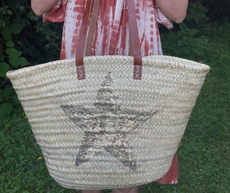 Star French Market Beach Tote