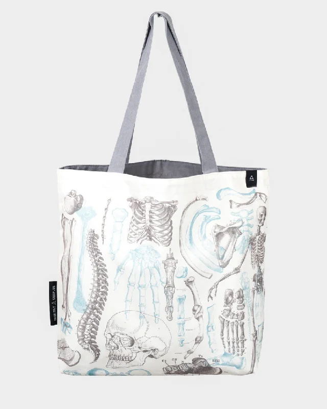 Skeleton Canvas Shoulder Tote