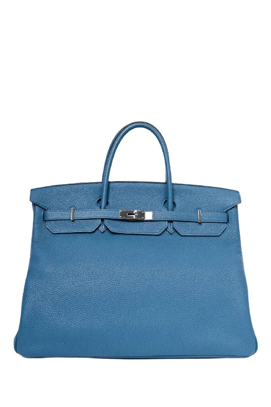 Hermès 2012 Teal Togo Leather Birkin 40