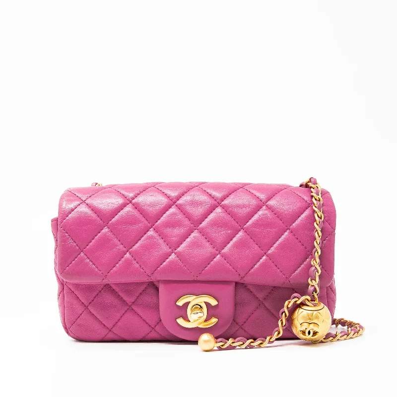 Chanel Pink Mini Pearl Crush Flap