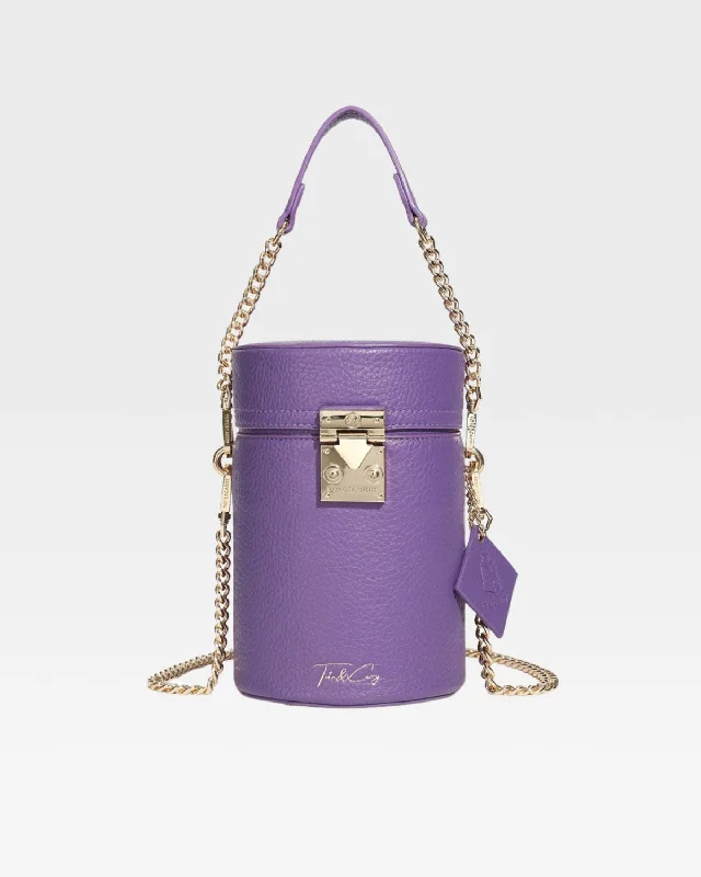 Mini Barrel Purse in Purple