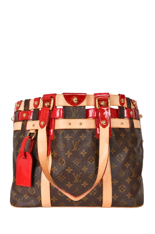 Louis Vuitton 2007 Monogram Canvas/Leather Rubis Salina MM Tote