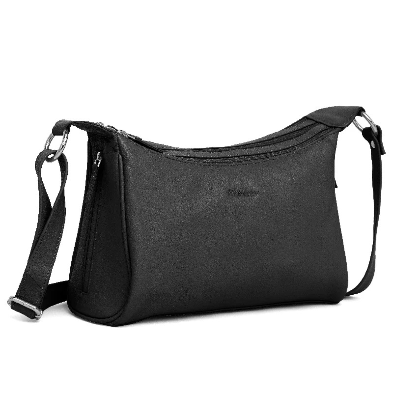 WildHorn® Upper Grain Genuine Leather Shoulder Bag | Cross body Bag With Adjustable Strap for Girls & Women.