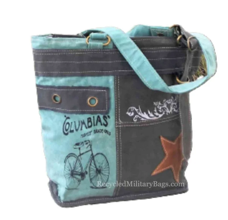 Columbia Bicycle Sustainable Canvas Purse Tote