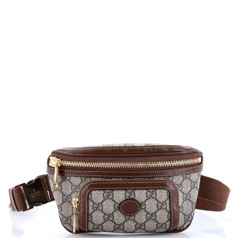 Interlocking G Patch Belt Bag GG Coated Canvas