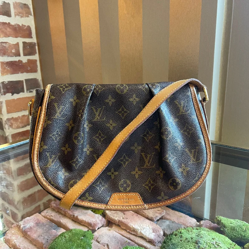 LOUIS VUITTON Monogram Menilmontant Crossbody Bag