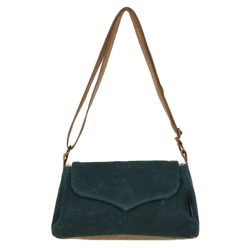 Annie: Deep Teal Waxed Canvas