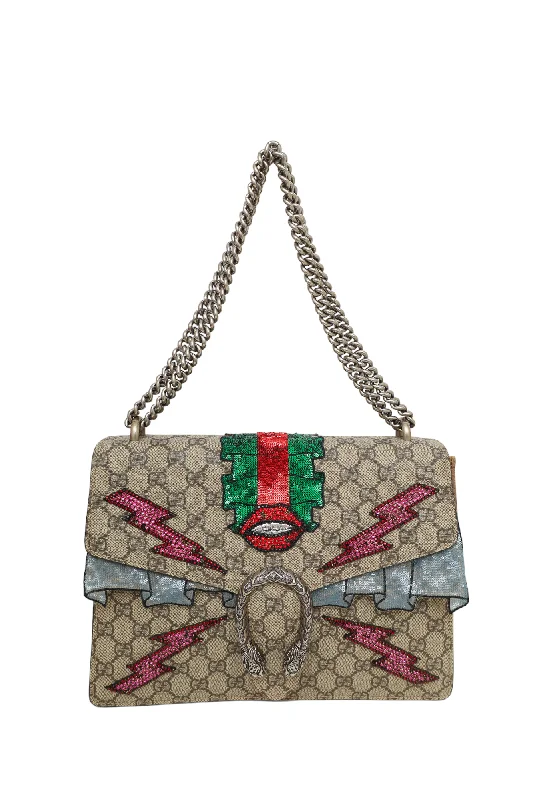 Gucci GG Supreme Sequin Detail Medium Dionysus